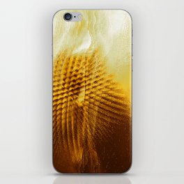 Abstract Geometric Digital Art - Bee Vision 1A iPhone Skin