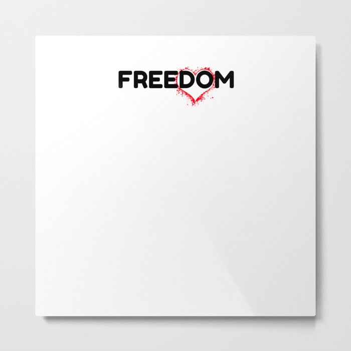 FREEDOM By Chris Metal Print