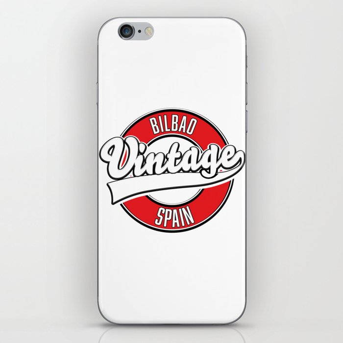 Bilbao spain vintage style logo iPhone Skin