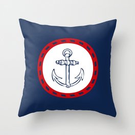 Anchor Throw Pillow