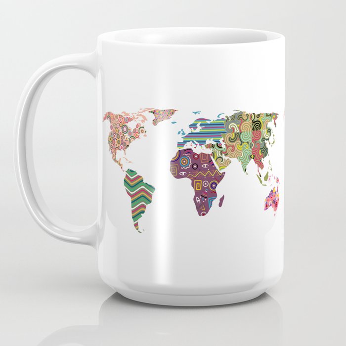 Togo Watercolor Map Coffee Mug