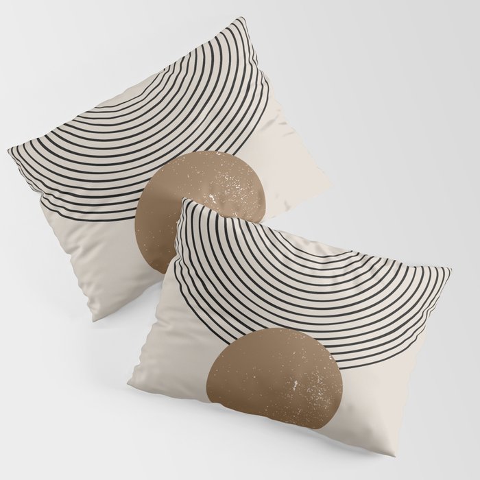 Mid Century Modern Abstract Art 10 Pillow Sham