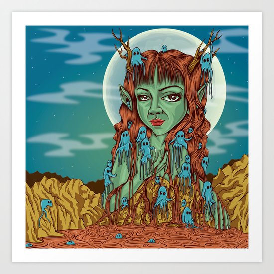 The Keeper Art Print