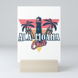 Ala Moana chill Mini Art Print