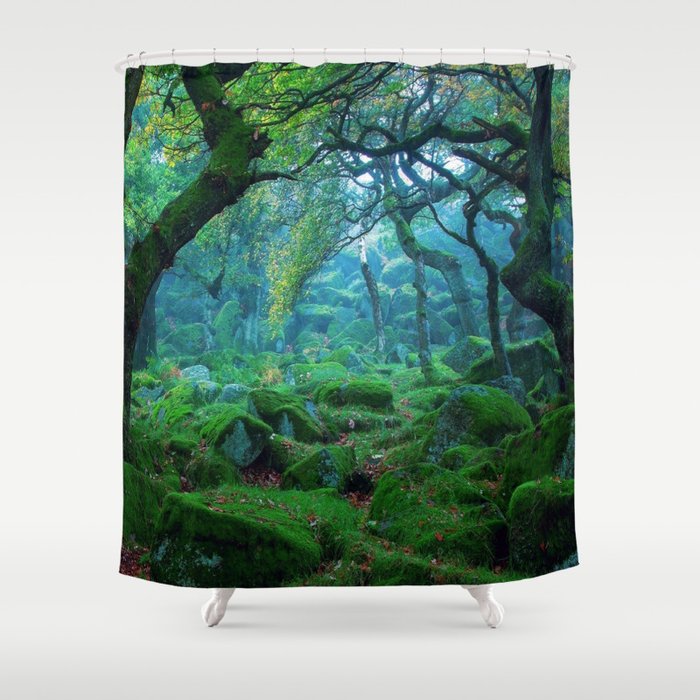 Enchanted Forest Mood Shower Curtain By Gameoftones Society6