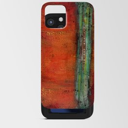 Abstract Copper iPhone Card Case