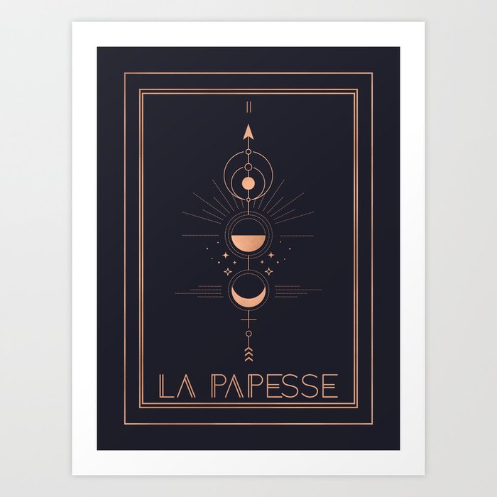 La Papesse or The High Priestess Tarot Kunstdrucke La Papesse or The High Priestess Tarot Kunstdrucke