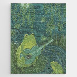 Serenade Of A Frog Jigsaw Puzzle