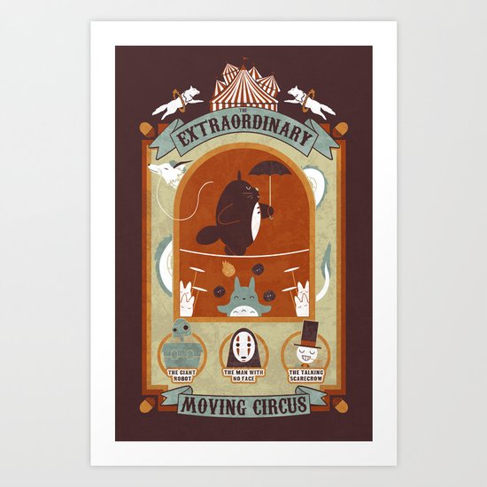 The Moving Circus Art Print