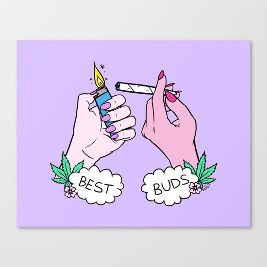 BEST BUDS Canvas Print