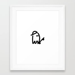 Ghost skater Framed Art Print