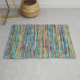 Stripes and Beads Rug