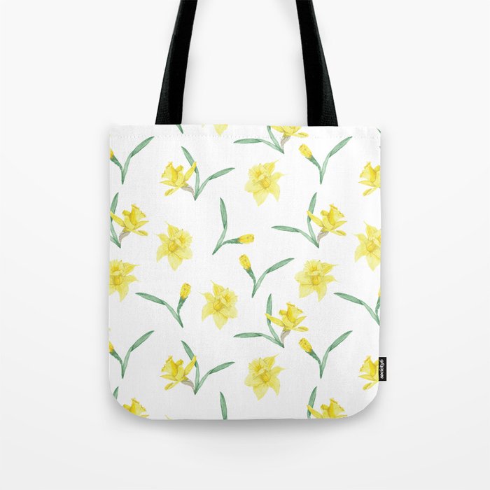 Daffodil Pattern Tote Bag