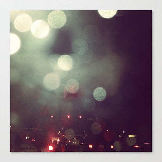 Bokeh @ Night Canvas Print