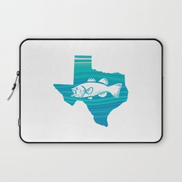 Texas Wave Fishing Laptop Sleeve