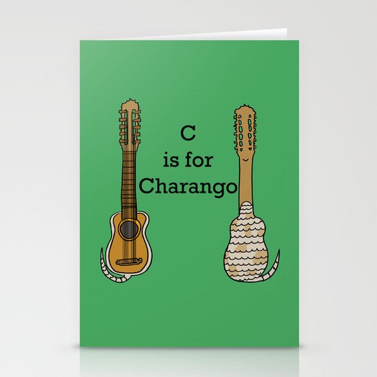 C is for Charango Stationery Cards