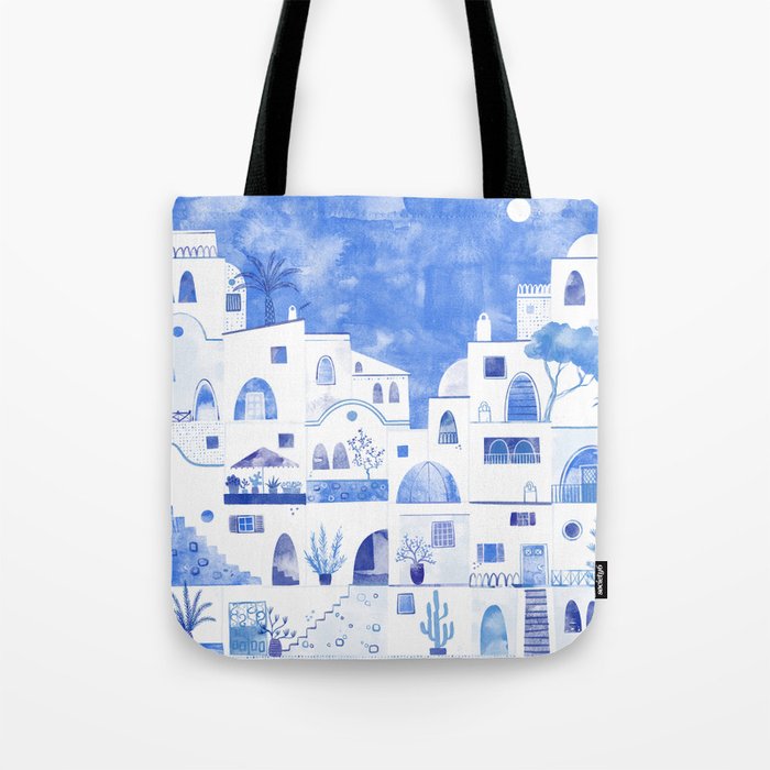 Santorini Tote Bag