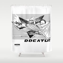 MADINK LIVE Series: BREATHE Shower Curtain