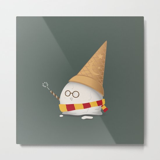 Invisibility Spell Metal Print