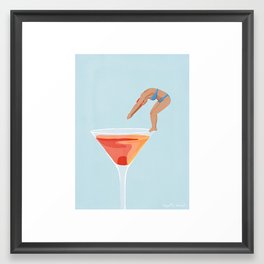 Cocktail Dip Framed Art Print