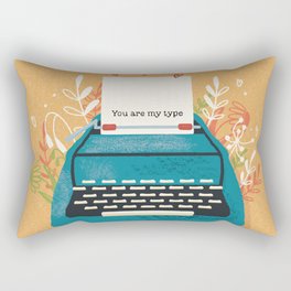 You Are My Type, Happy Valentine's Day 2 Rectangular Pillow