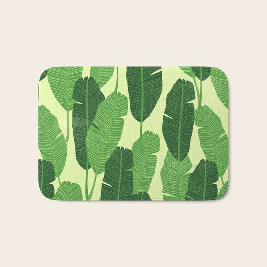 Palm Leaves Bath Mat