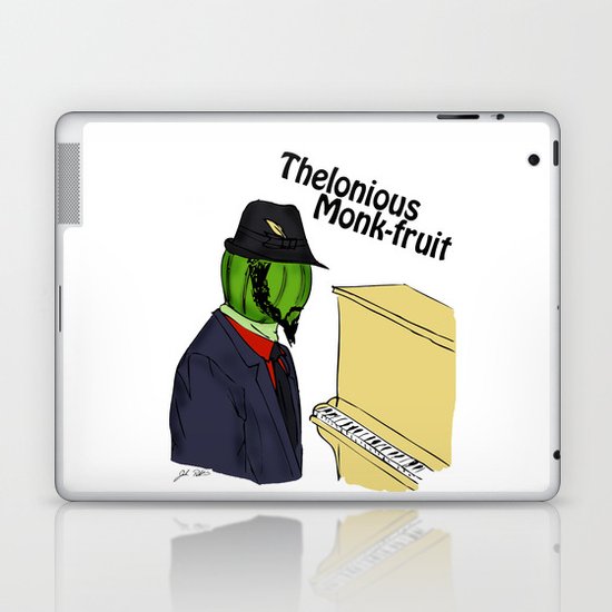 thelonious monk-fruit Laptop & iPad Skin