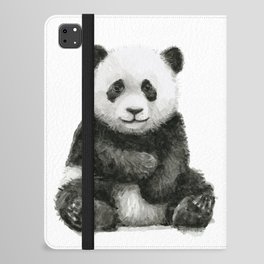 Panda Baby Watercolor iPad Folio Case