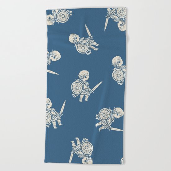 botw pattern Beach Towel