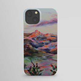 Tucson Sunset by the Catalina foot hills - Thimble peak iPhone Case