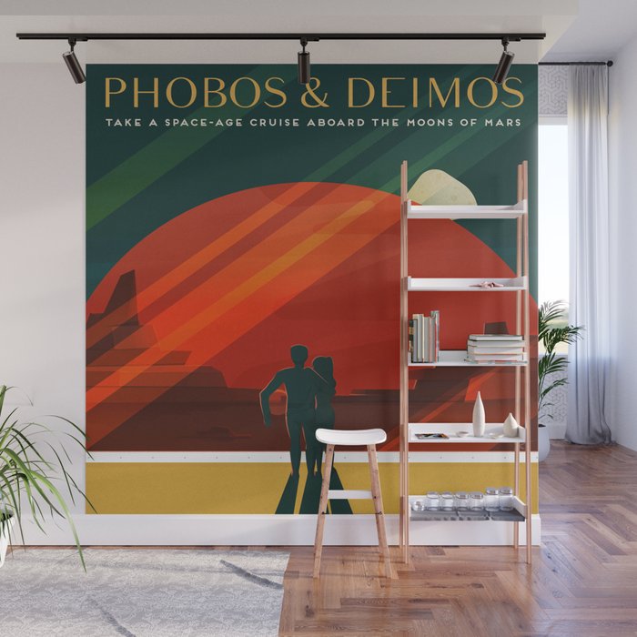 Phobos Deimos Wall Mural