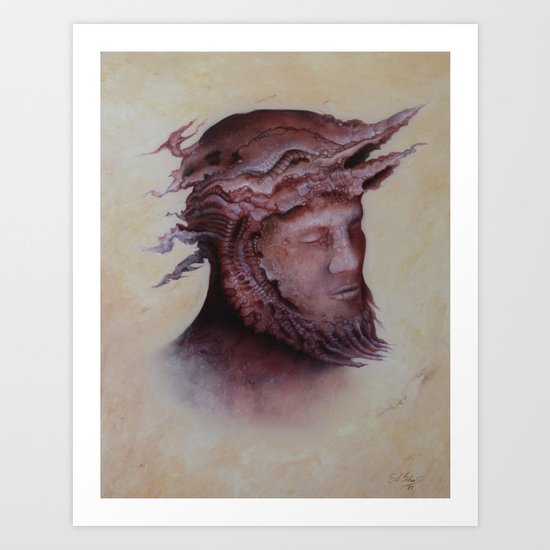 Shroud of Turin Art Print