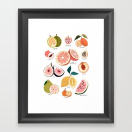 Summer Fruits Framed Art Print