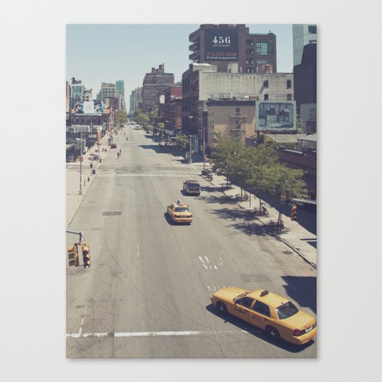 taxi... Canvas Print