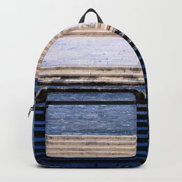Blue and rain Backpack
