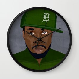 Detroit Hip-Hop Hero II Wall Clock