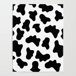 Moo Cow Print Poster