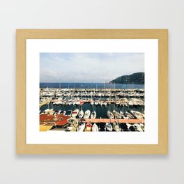 Harbor Cote d'Azure Framed Art Print