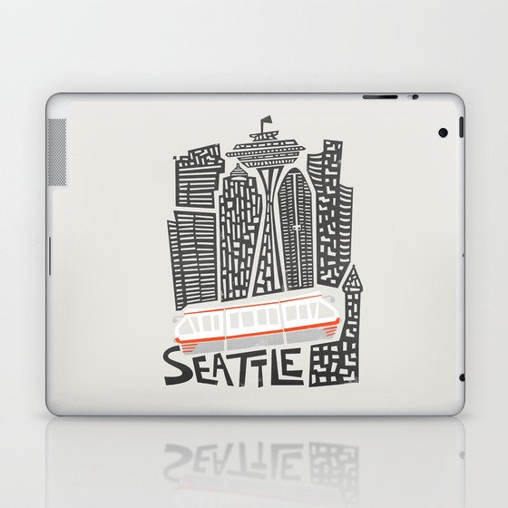 Seattle Cityscape Laptop & iPad Skin