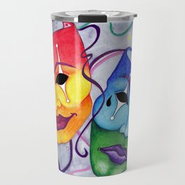 Comedy and Tragedy Travel Mug