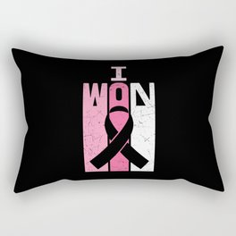 I Won Breast Cancer Awareness Rectangular Pillow