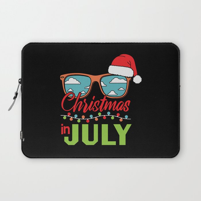 Christmas In July Sunglasses Laptop Sleeve