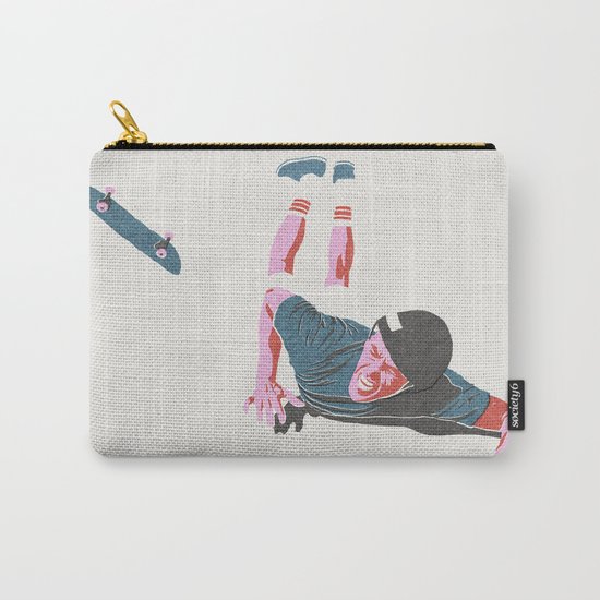 skateboarding 3 (lost time, risograph) Carry-All Pouch