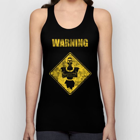 Dragon's Lair Warning Sign Unisex Tank Top