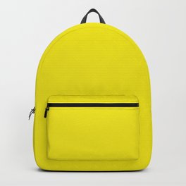 Solid pineapple bright yellow Backpack | Graphicdesign, Vividyellow, Yl32, Pineappleyellow, Fluorescentyellow, Vibrantyellow, Lemonyellow, Brightyellow, Yellow, Neonyellow 
