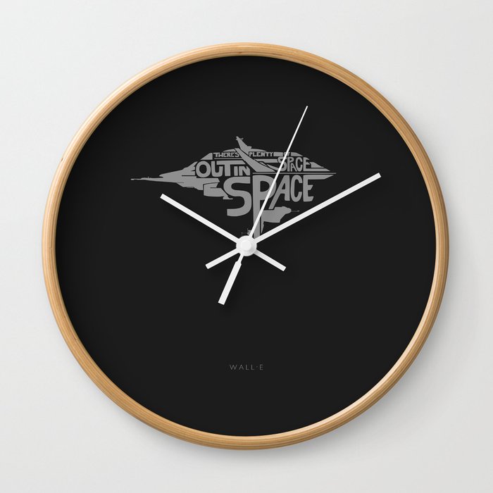 There's Plenty of Space Out in Space! -Wall-e Wall Clock