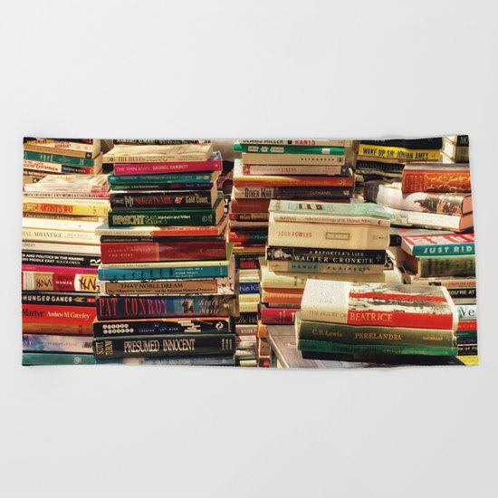 Books Beach Towel