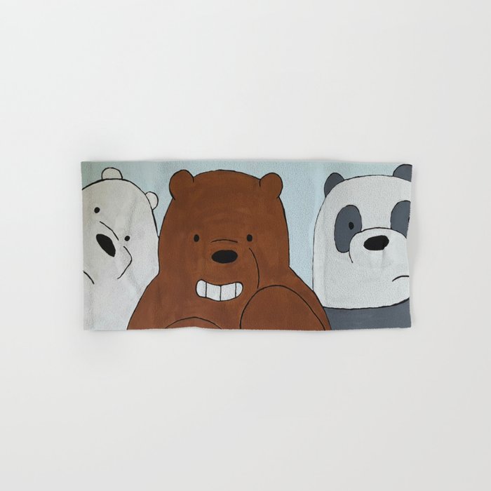 We Bare Bears Fan Art Hand Bath Towel By Pixeldream Society6