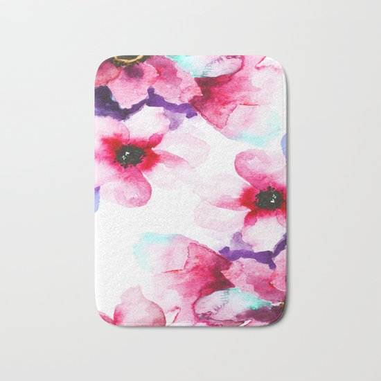 Flowers 04 Bath Mat