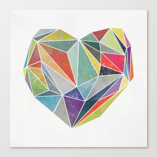 Heart Graphic 5 Canvas Print
